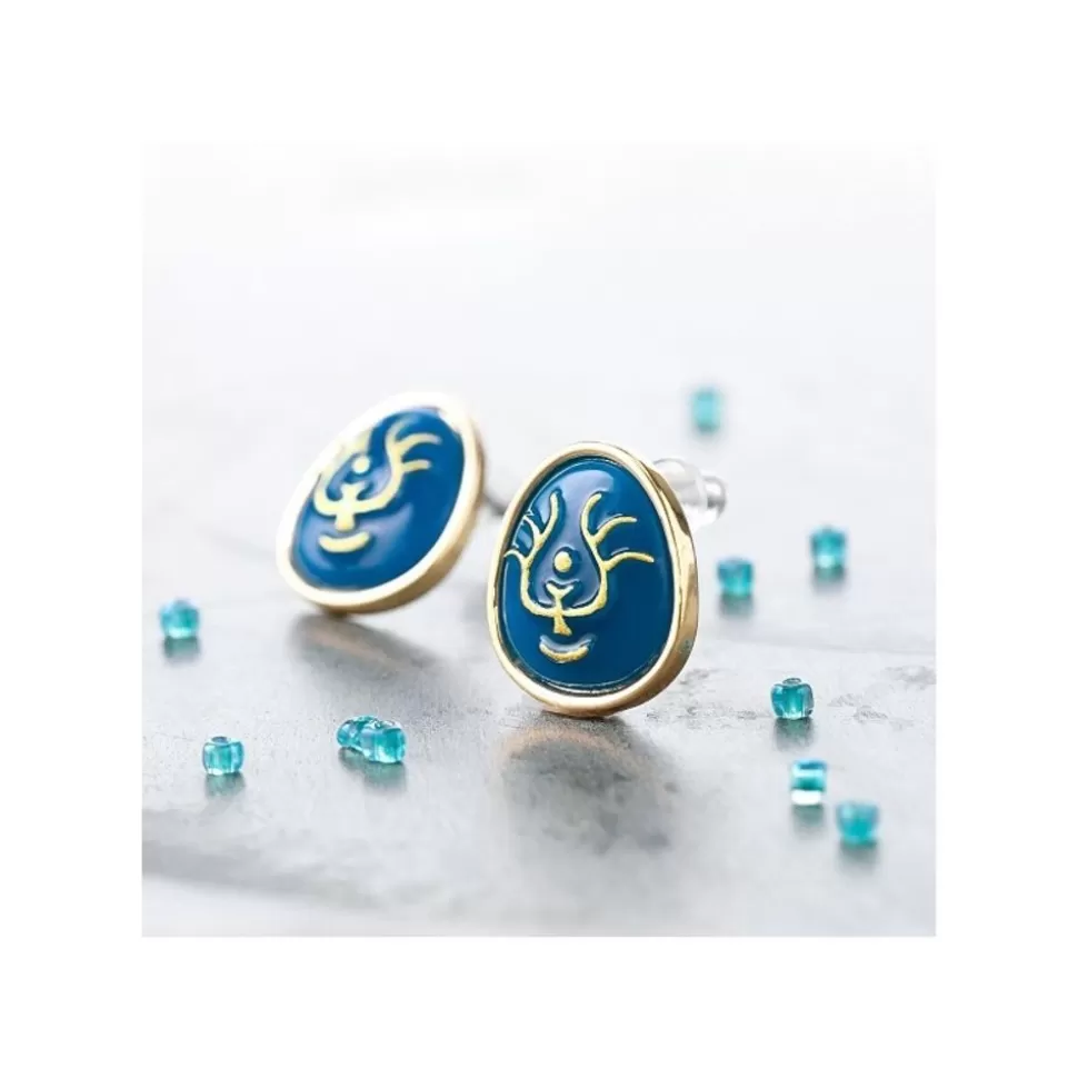 Maison Ghibli Pierced Earrings Accessory Series Volucite Crystal - Castle In The Sk- Jewellery