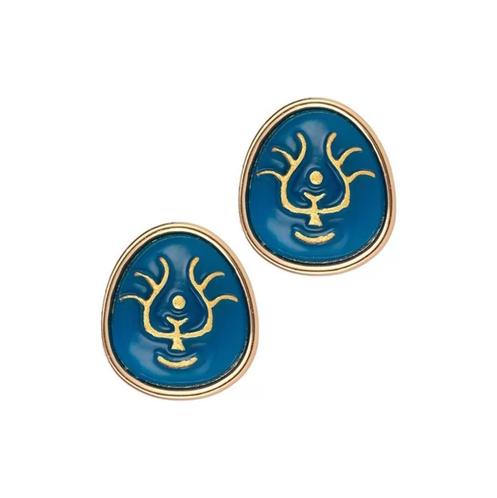 Maison Ghibli Pierced Earrings Accessory Series Volucite Crystal - Castle In The Sk- Jewellery