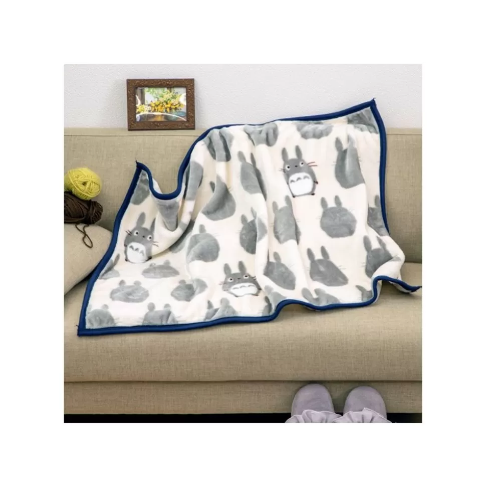Maison Ghibli Plaid Big Totoro Silhouette 70X100 Cm - My Neighbor Totoro- Household Linen