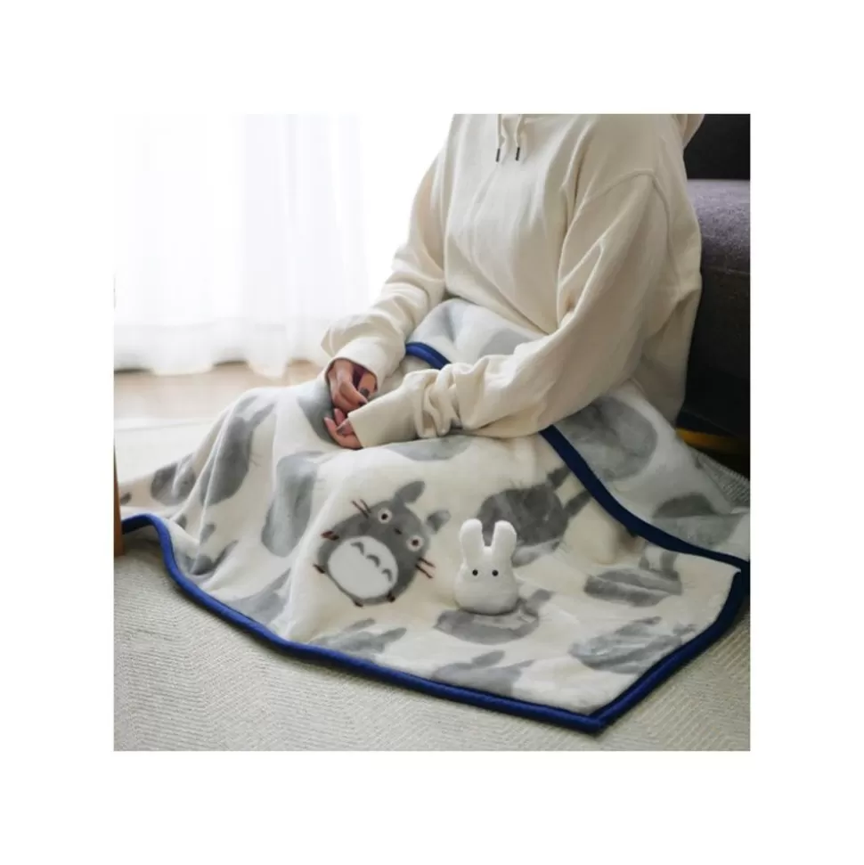 Maison Ghibli Plaid Big Totoro Silhouette 70X100 Cm - My Neighbor Totoro- Household Linen