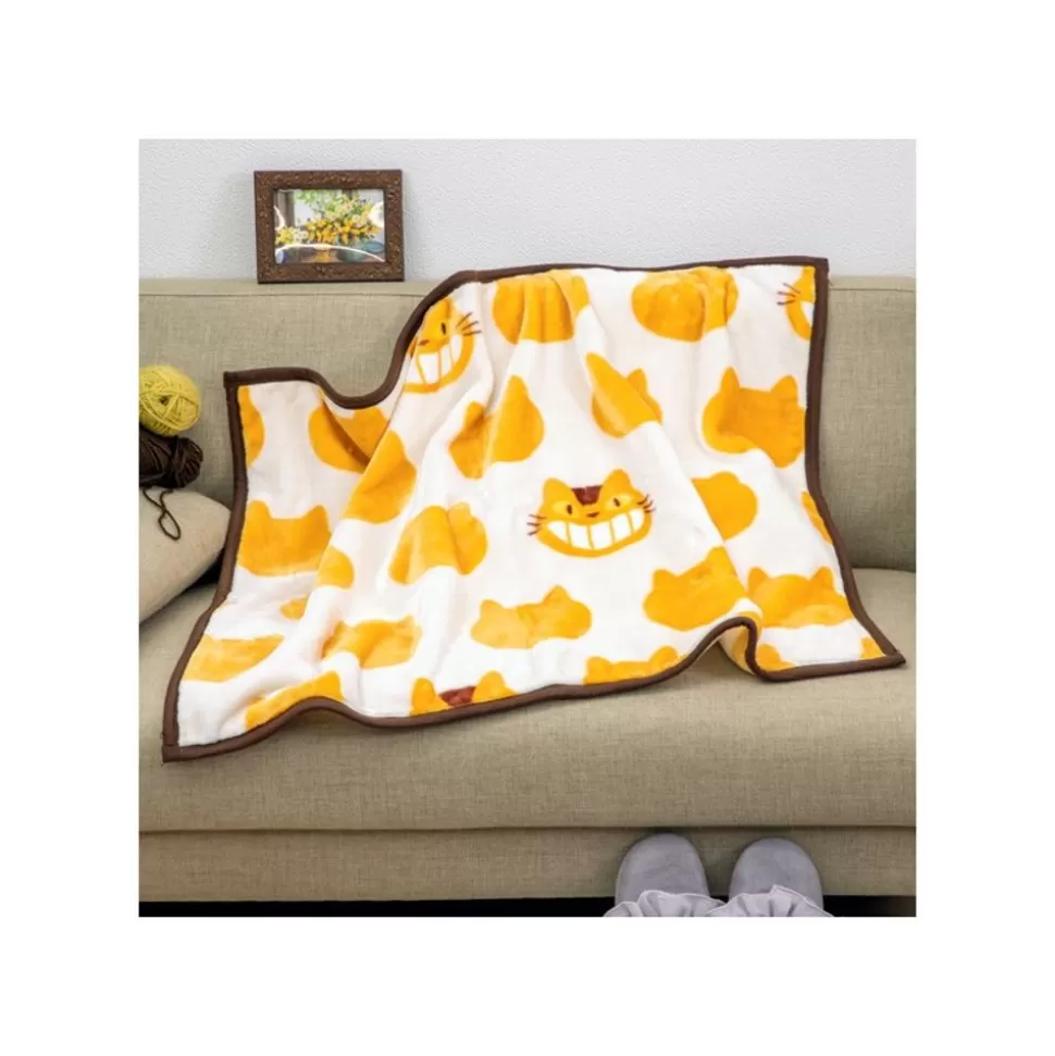 Maison Ghibli Plaid Catbus Silhouette 70X100 Cm - My Neighbor Totoro- Household Linen