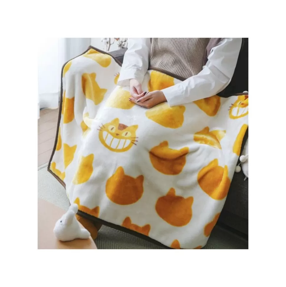 Maison Ghibli Plaid Catbus Silhouette 70X100 Cm - My Neighbor Totoro- Household Linen