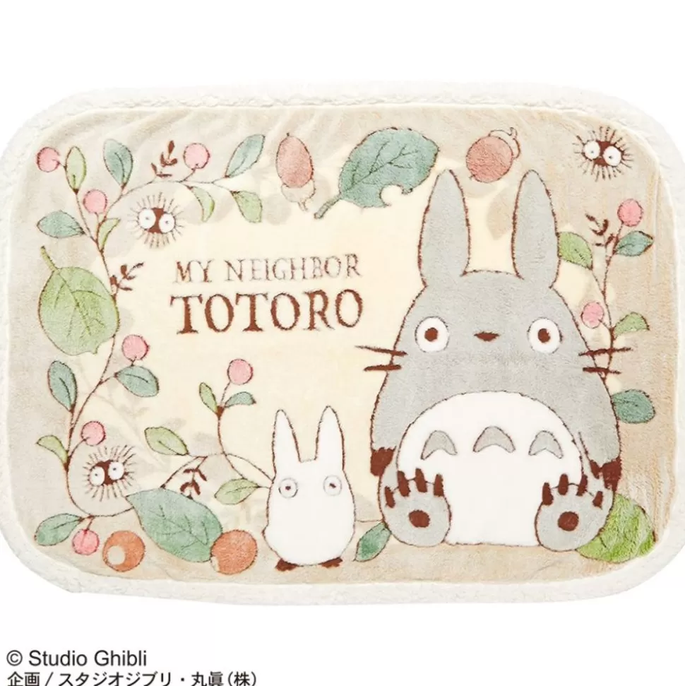 Maison Ghibli Plaid Totoro Leaves And Nuts 70X100 Cm - My Neighbor Totoro- Household Linen