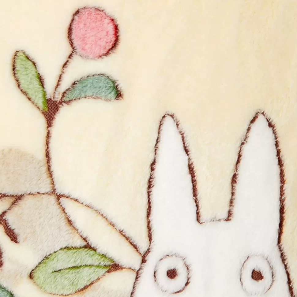 Maison Ghibli Plaid Totoro Leaves And Nuts 70X100 Cm - My Neighbor Totoro- Household Linen