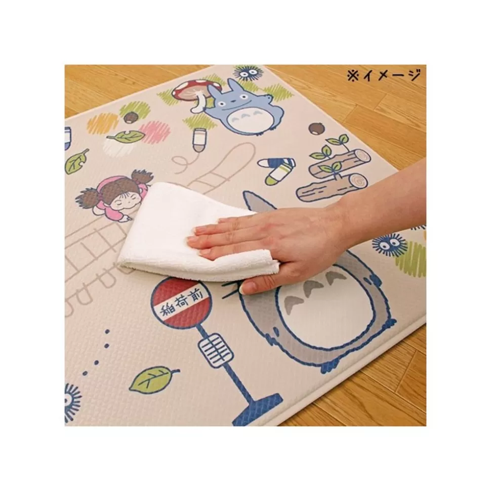 Maison Ghibli Plastic Long Play Mat Totoro, Drawing 45X120Cm(Beige)- My Neighbor To- Carpet