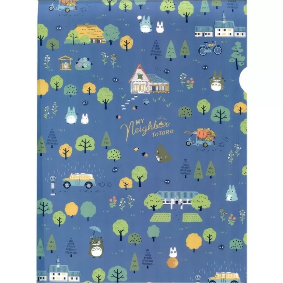 Maison Ghibli Plastic Shirt Blue Totoro In The Forest-My Neighbor Totoro- Storage
