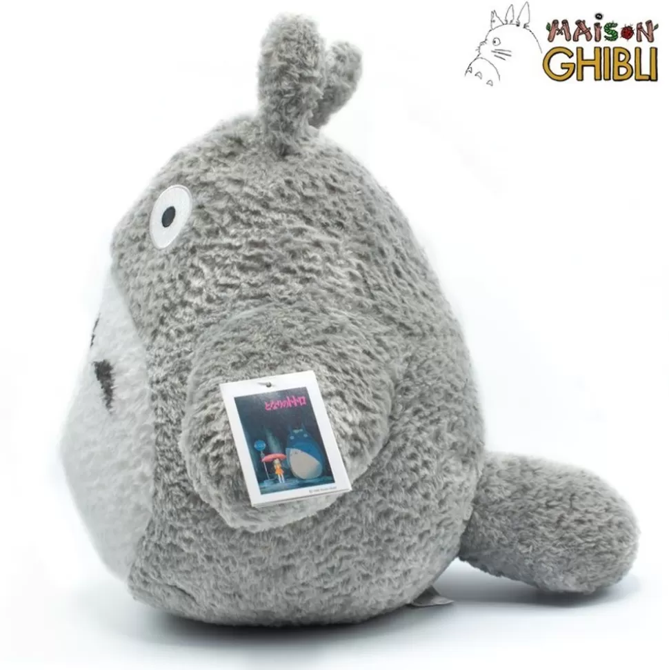 Maison Ghibli Plush Totoro Grey Fluffy Big - My Neighbor Totoro- Fluffy Plush