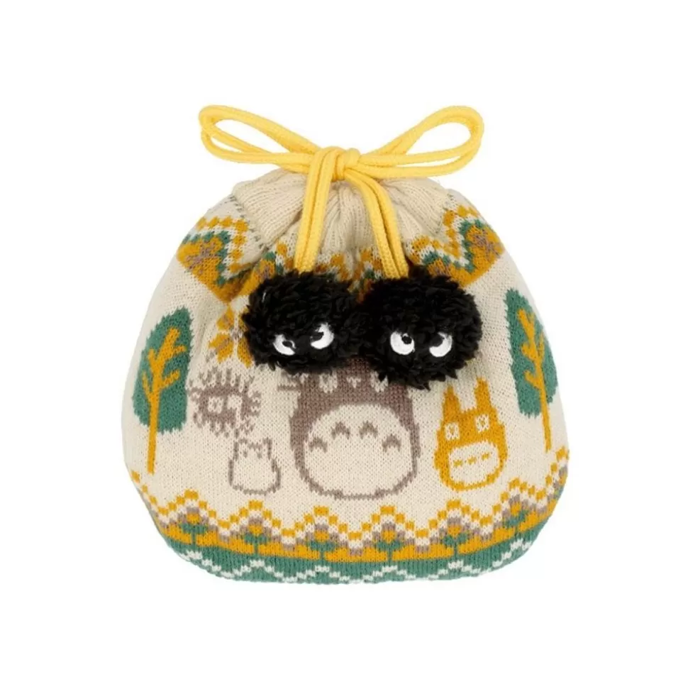 Maison Ghibli Pom Pom Series Knit Cloth Bag Hide-And-Seek - My Neighbor Totoro- Bags