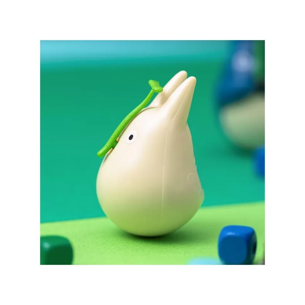 Maison Ghibli Round Bottomed Figurine Small Totoro With Leaf - My Neighbor Totoro- Toys