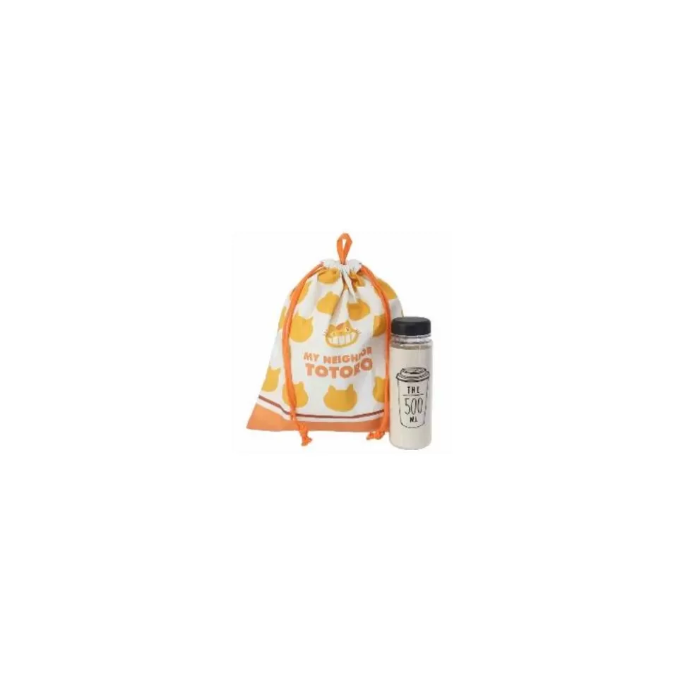 Maison Ghibli Satchel With Lanyard Silhouette Catbus 20 X 19 Cm - My Neighbor Toto- Bags