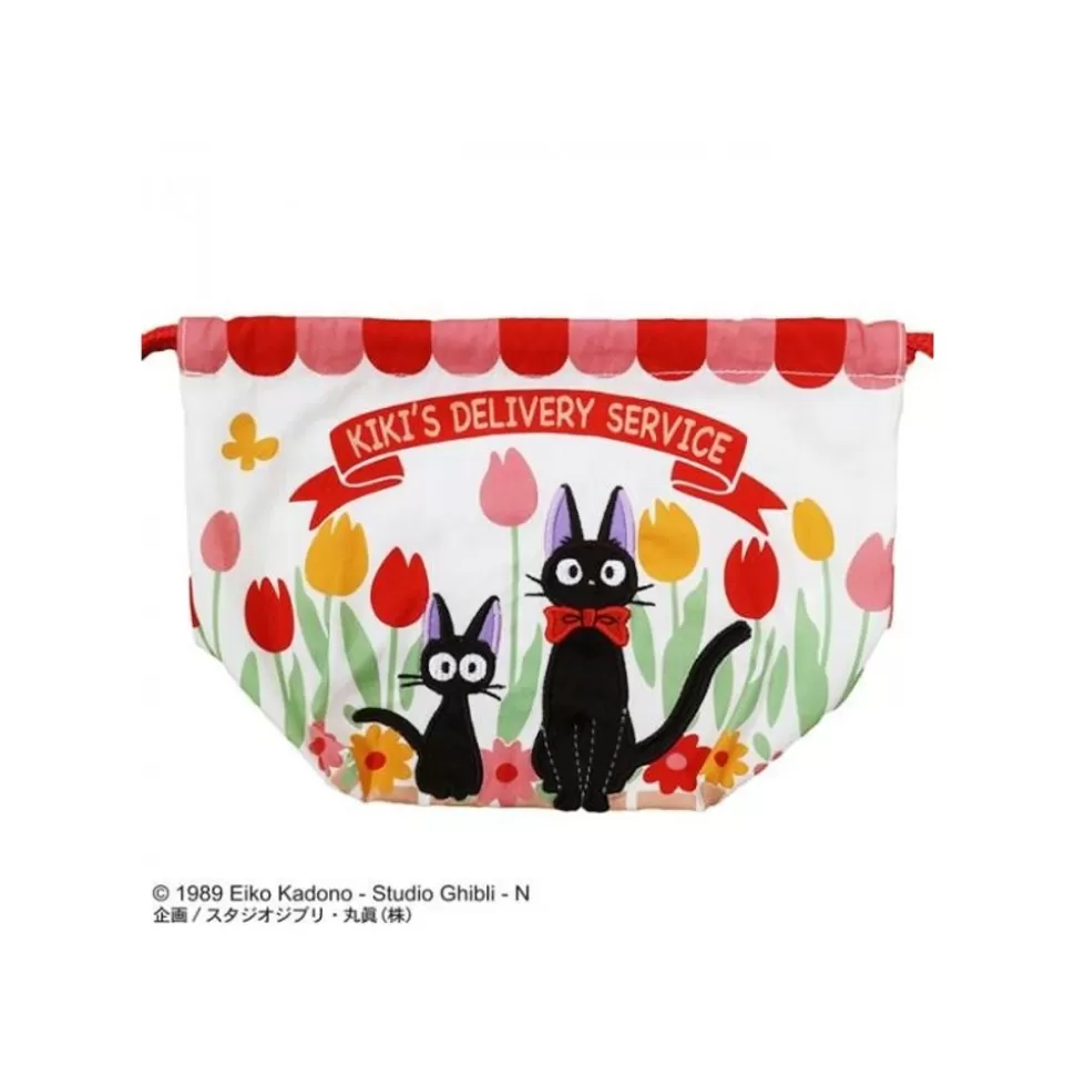 Maison Ghibli Satchel With Ring Jiji & Kitten 17 X 26 Cm - Kiki'S Delivery Service- Bags