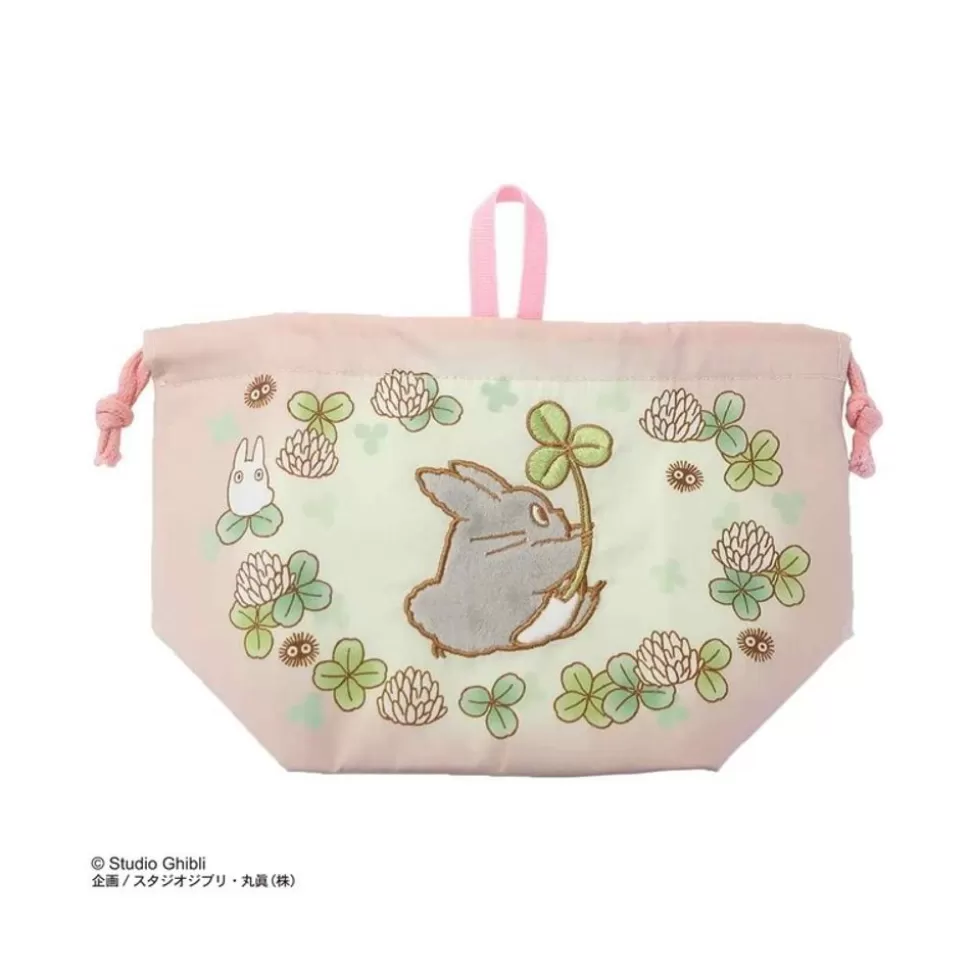 Maison Ghibli Satchel With Ring Totoro Clover 17 X 26 Cm - My Neighbor Totoro- Bags