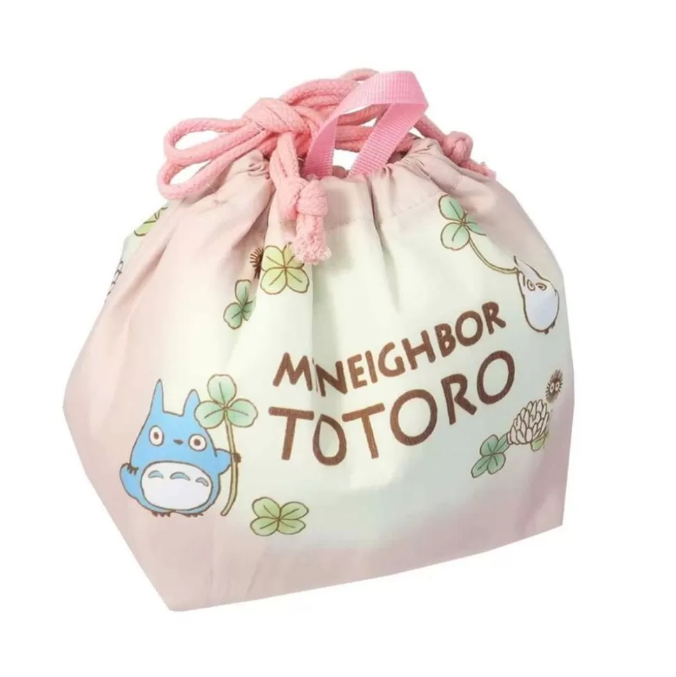 Maison Ghibli Satchel With Ring Totoro Clover 17 X 26 Cm - My Neighbor Totoro- Bags