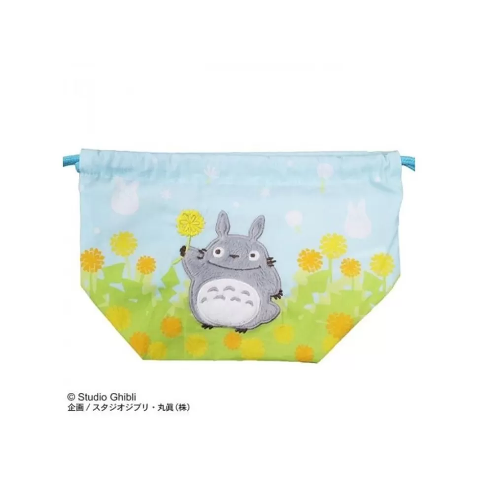 Maison Ghibli Satchel With Ring Totoro Flowers 17 X 26 Cm - My Neighbor Totoro- Bags