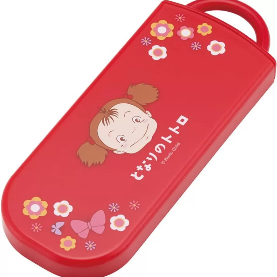 Maison Ghibli Set Chopsticks Spoon Fork Mei Red - My Neighbor Totoro- Kitchenware