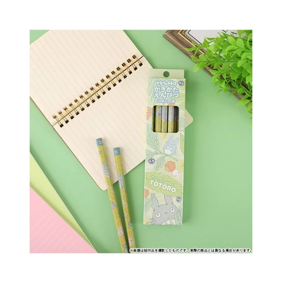 Maison Ghibli Set Of 12 2B Pencils Forest Serie - My Neighbor Totoro- Writing