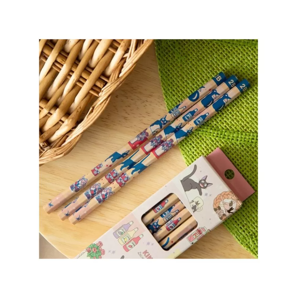 Maison Ghibli Set Of 12 2B Pencils Jiji & Kiki Shopping - Kiki'S Delivery Service- Writing