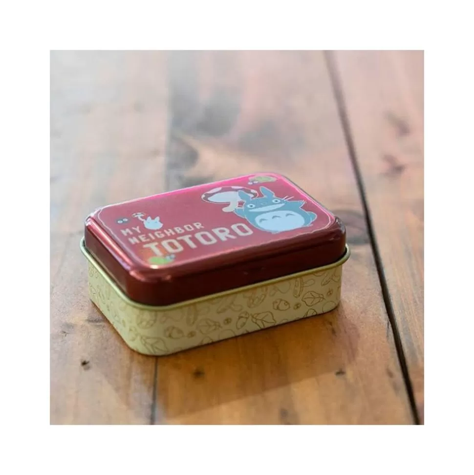 Maison Ghibli Small Metal Box Totoro Mushroom - My Neighbor Totoro- Accessories