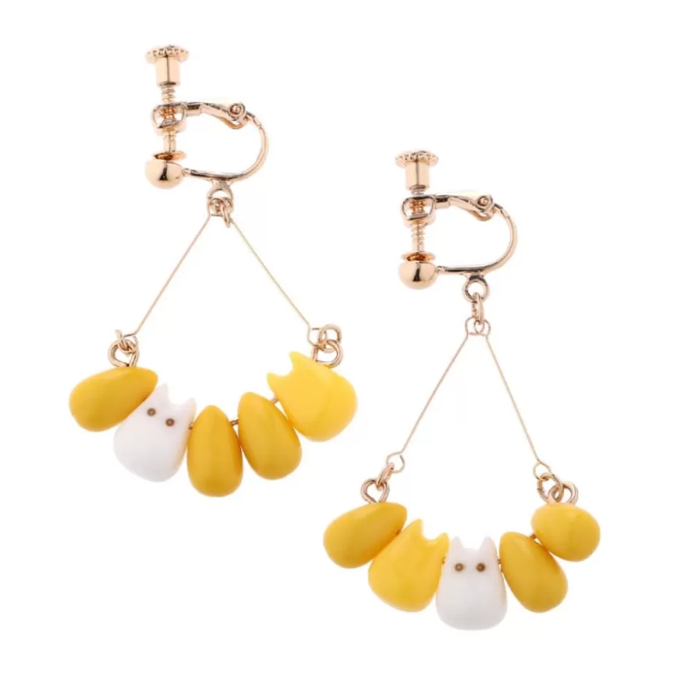Maison Ghibli Small Totoro & Corn Clipped Earrings - My Neighbor Totoro- Jewellery