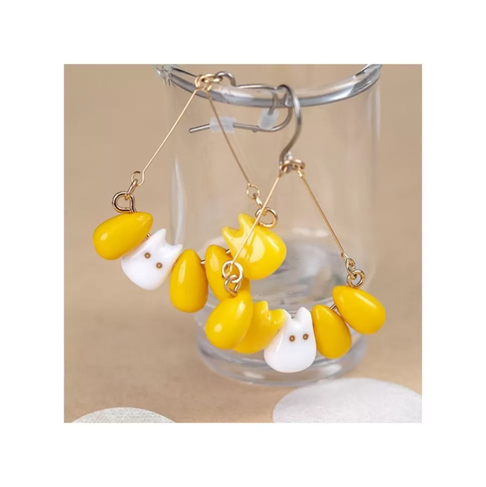 Maison Ghibli Small Totoro & Corn Pierced Earrings - My Neighbor Totoro- Jewellery