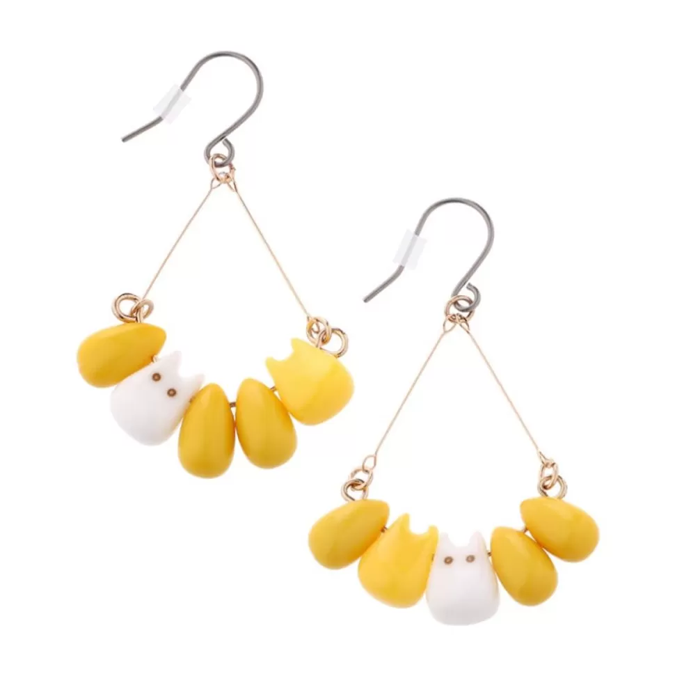Maison Ghibli Small Totoro & Corn Pierced Earrings - My Neighbor Totoro- Jewellery