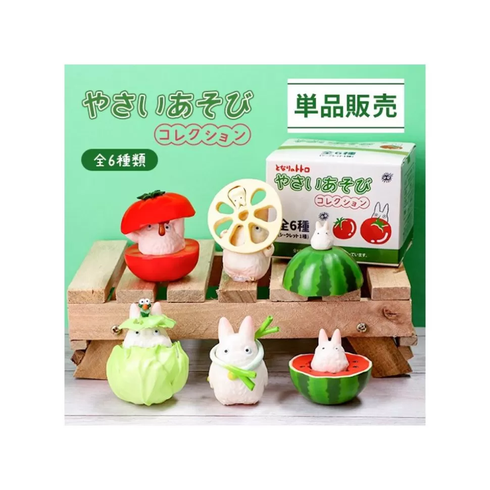 Maison Ghibli Small Totoro & Vegetables Collect Of 6 Figurines - My Neighbor Totoro- Figurines