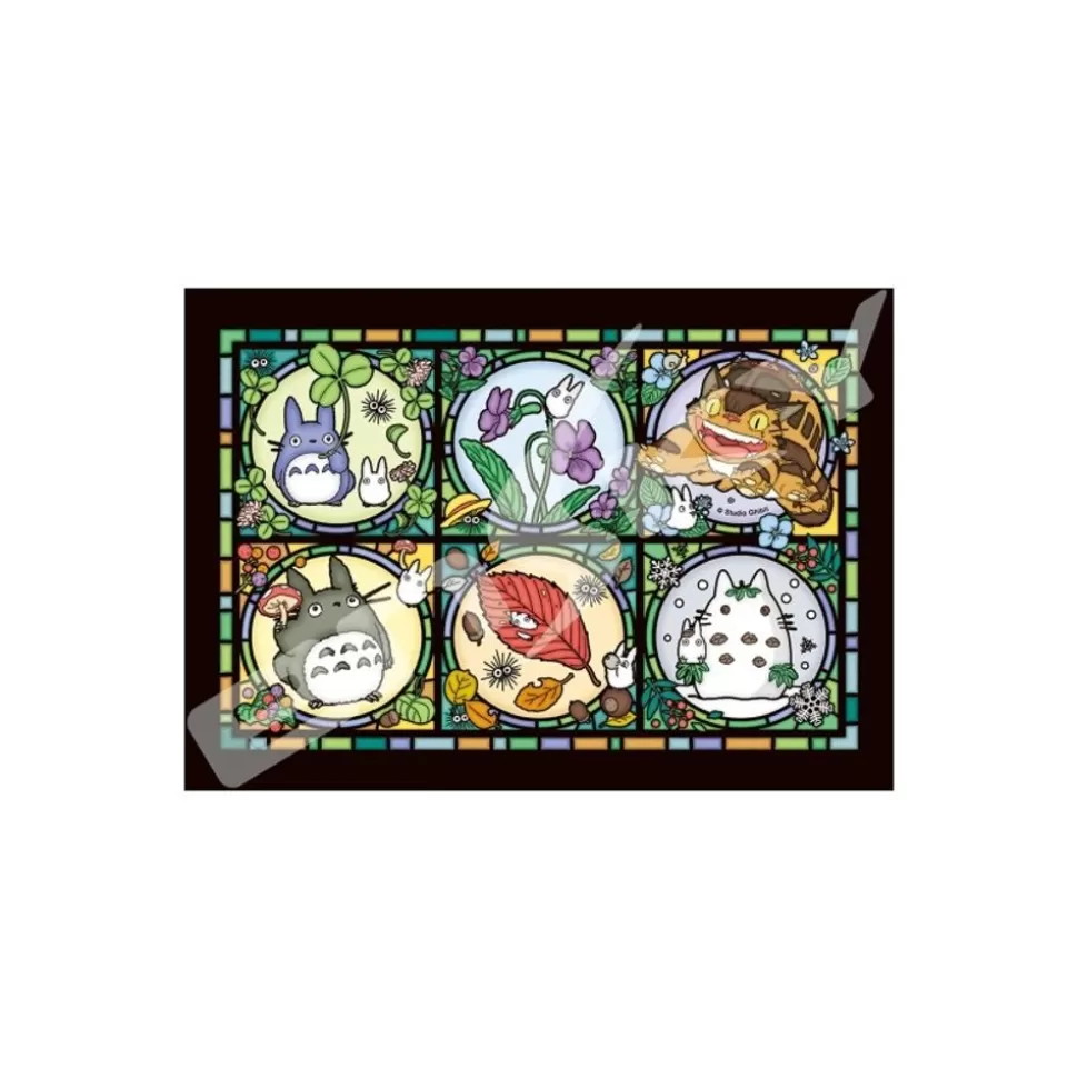 Maison Ghibli Stained Glass Puzzle 208P All Seasons - My Neighbor Totoro- Jigsaw Puzzle