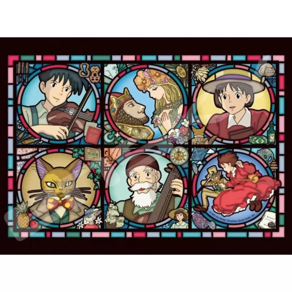 Maison Ghibli Stained Glass Puzzle 208P Characters Gallery - Whisper Of The Heart- Jigsaw Puzzle