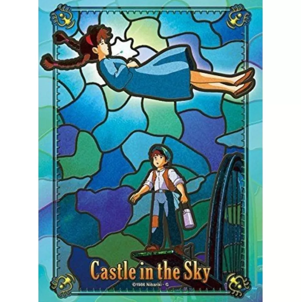 Maison Ghibli Stained Glass Puzzle 208P Marvelous Blaze - Castle In The Sky- Jigsaw Puzzle