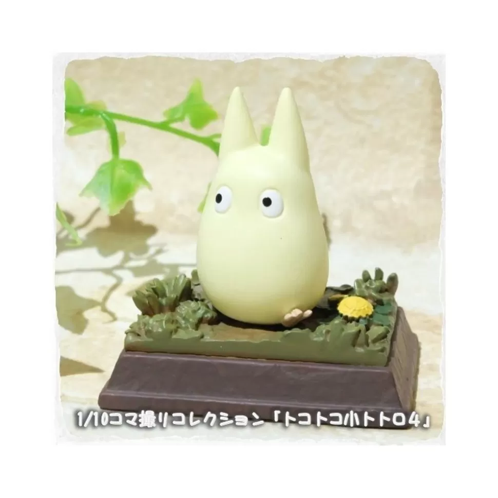 Maison Ghibli Statue Collection Stop Motion Totoro White Race Pose 4 - My Neighbor Totoro- Statues