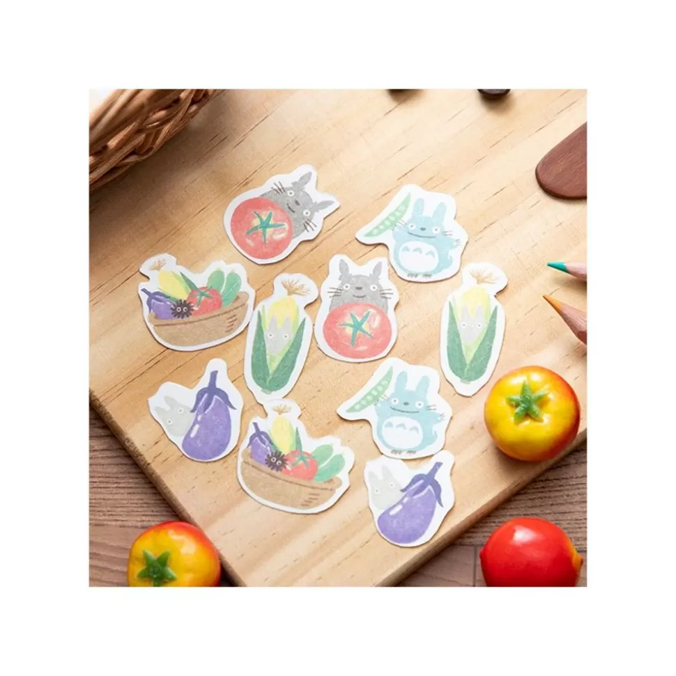 Maison Ghibli Sticker Set Break Time Vegetables - My Neighbor Totoro- Small Equipment