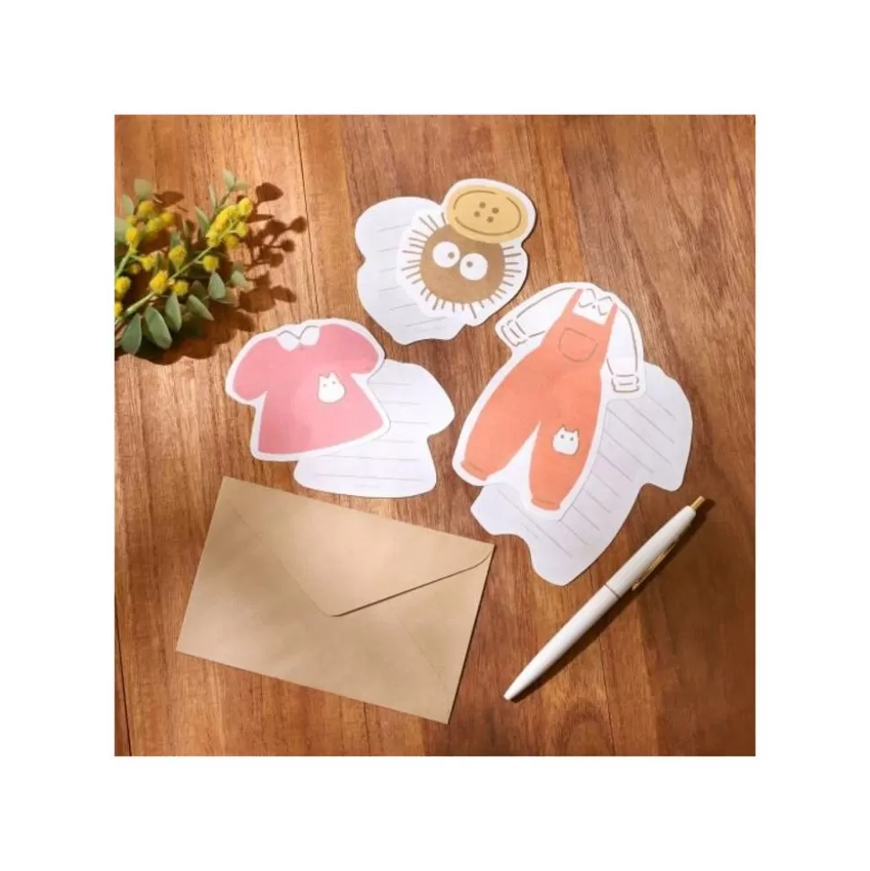 Maison Ghibli Stickers Mei And Satsuki'S Accessories - My Neighbor Totoro- Postcards And Letter Papers