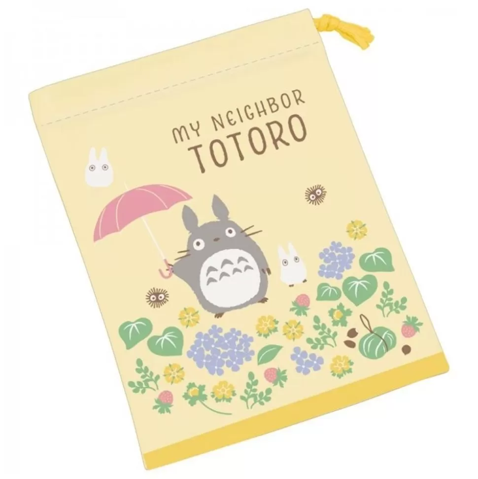 Maison Ghibli String Pouch Totoro Holding Umbrella - My Neighbor Totoro- Bags