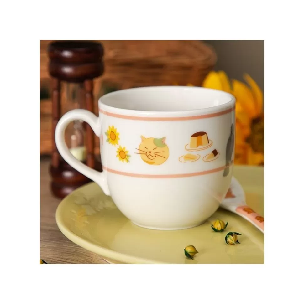 Maison Ghibli Tea Time & Cat Cup - The Cat Returns- Kitchenware
