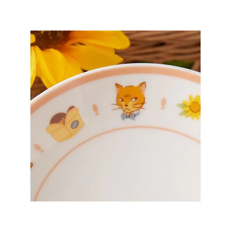 Maison Ghibli Tea Time & Cat Plate - The Cat Returns- Kitchenware