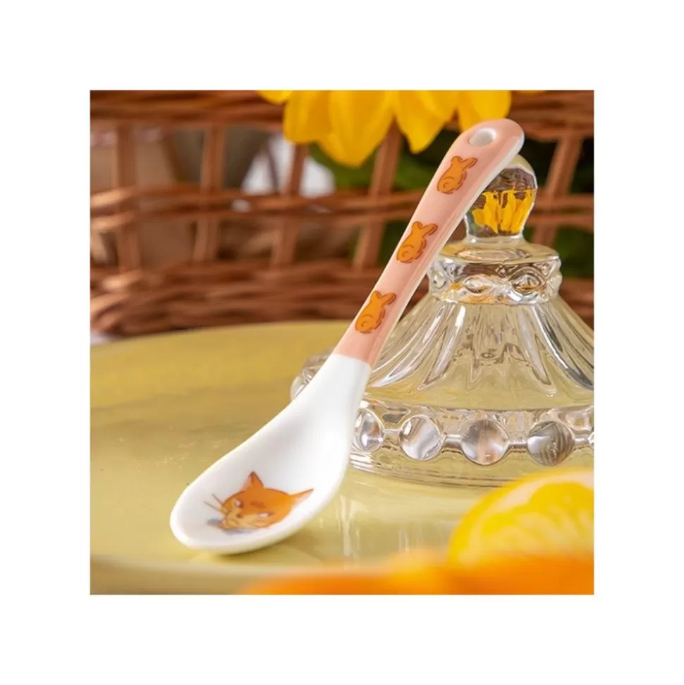 Maison Ghibli Tea Time & Cat Spoon - The Cat Returns- Kitchenware