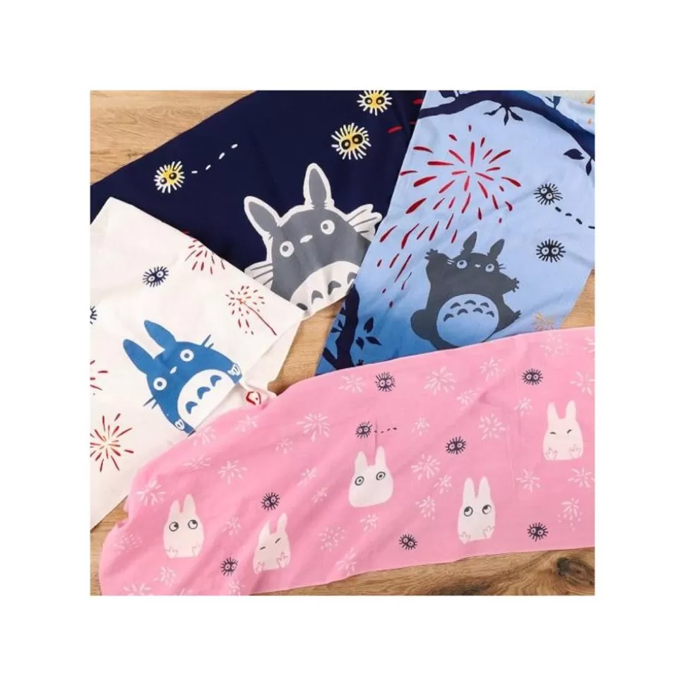 Maison Ghibli Tenugui Big Totoro Fireworks - My Neighbor Totoro- Household Linen